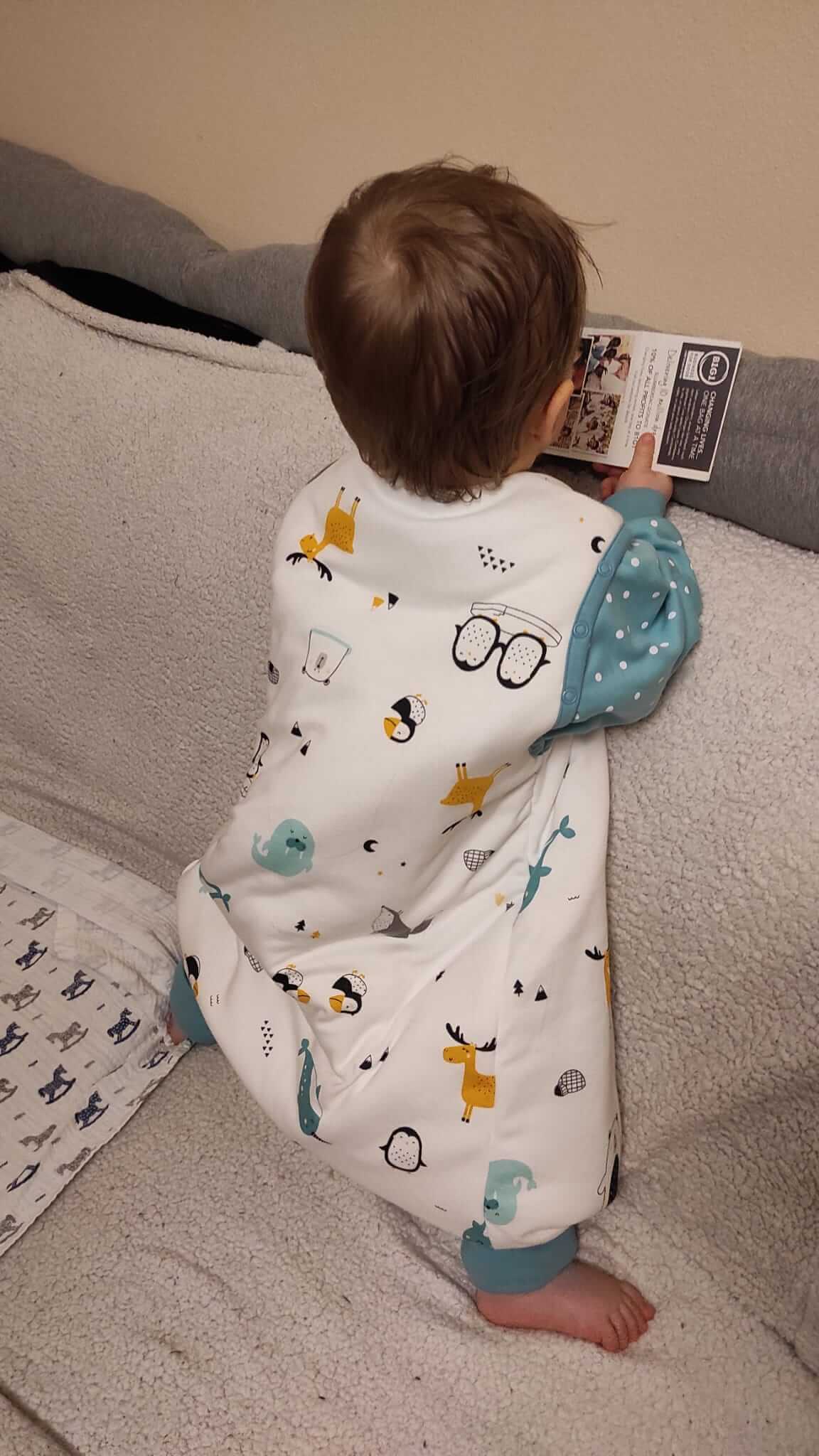 Organická bavlna modrý