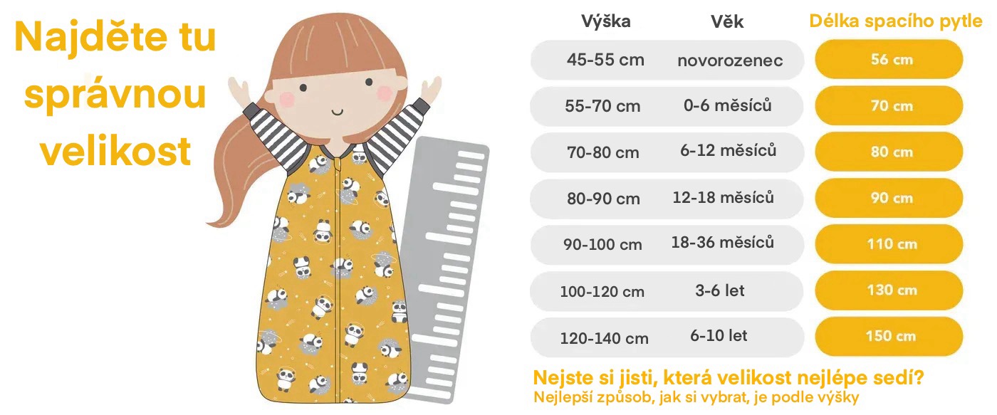 Levandule CELOROČNÍ dětský spací pytel s ODEPÍNACÍMI RUKÁVY 3-6let, 130cm | Slumbersac