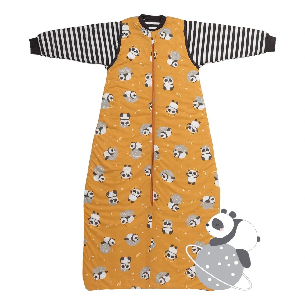 Panda LETNÍ dětský spací s ODEPÍNACÍMI RUKÁVY 6-10 let, 150cm | Slumbersac