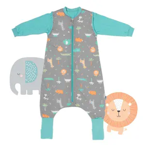 Safari CELOROČNÍ PROTISKLUZOVÝ spací pytel s nohavičkami a s ODEPÍNACÍMI RUKÁVY 120cm