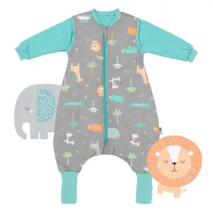 Safari CELOROČNÍ PROTISKLUZOVÝ spací pytel s nohavičkami a s ODEPÍNACÍMI RUKÁVY 70cm