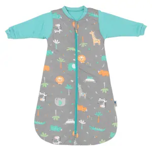 Safari ZIMNÍ dětský spací pytel S RUKÁVY 0-6 měsíců, 70cm