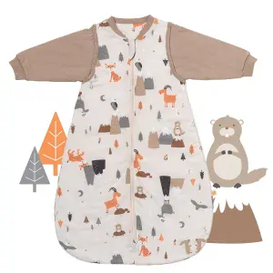 Hory CELOROČNÍ dětský spací pytel s ODEPÍNACÍMI RUKÁVY 12-36 měsíců, 110cm