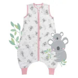Koala MUŠELÍNOVÝ 0.5Tog EXTRA TENKÝ LETNÍ spací pytel s nohavičkami 90cm