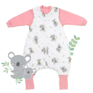 Koala ZIMNÍ PROTISKLUZOVÝ spací pytel s nohavičkami a s ODEPÍNACÍMI RUKÁVY 80cm