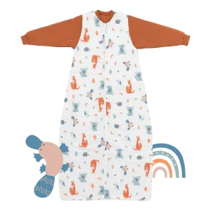 Hlavou vzhůru ZIMNÍ dětský spací pytel S RUKÁVY 3-6let, 130cm