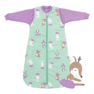 Balerína CELOROČNÍ dětský spací pytel s ODEPÍNACÍMI rukávy 6-18měsíců, 90cm