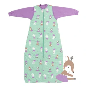 Balerína CELOROČNÍ dětský spací pytel s ODEPÍNACÍMI RUKÁVY 6-10 let, 150cm