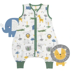 Džungle MUŠELÍNOVÝ 0.5Tog EXTRA TENKÝ LETNÍ spací pytel s nohavičkami 70cm