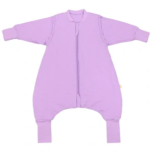 Levandule CELOROČNÍ PROTISKLUZOVÝ spací pytel s nohavičkami a s ODEPÍNACÍMI RUKÁVY 60cm