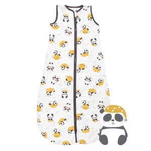 Panda MUŠELÍNOVÝ 0.5Tog EXTRA TENKÝ LETNÍ dětský spací pytel 12-36 měsíců, 110cm
