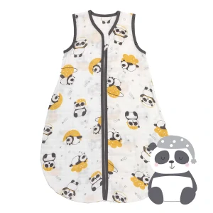 Panda MUŠELÍNOVÝ 0.5Tog EXTRA TENKÝ LETNÍ dětský spací pytel 6-18 měsíců, 90cm