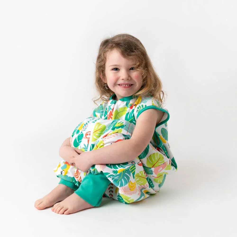 Tropy MUŠELÍNOVÝ 0.5Tog EXTRA TENKÝ LETNÍ spací pytel s nohavičkami 90cm