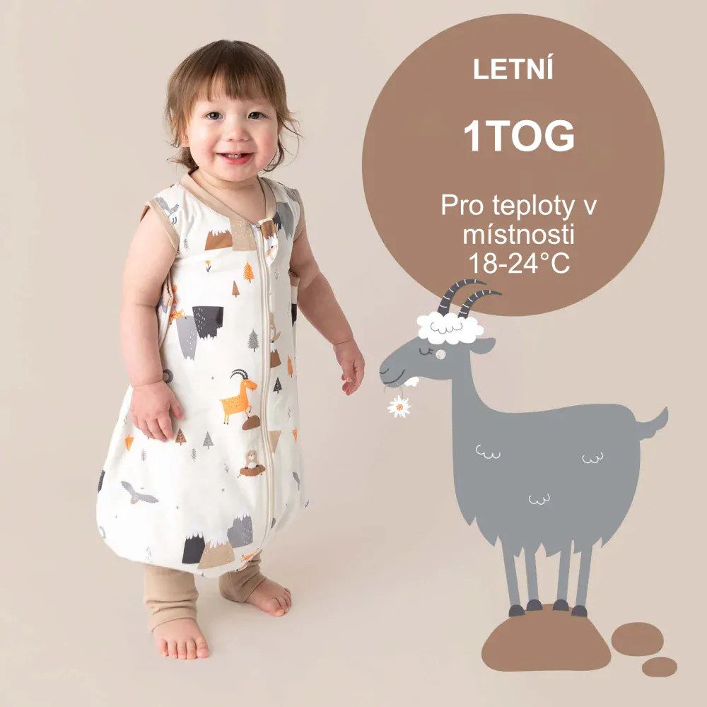 Hory LETNÍ PROTISKLUZOVÝ spací pytel s nohavičkami 110cm