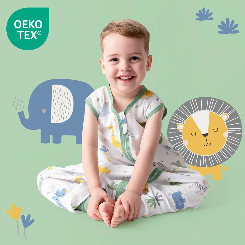 Džungle MUŠELÍNOVÝ 0.5Tog EXTRA TENKÝ LETNÍ spací pytel s nohavičkami 110cm