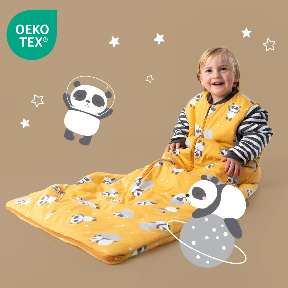 Panda ZIMNÍ dětský spací pytel S RUKÁVY 6-10let, 150cm | Slumbersac