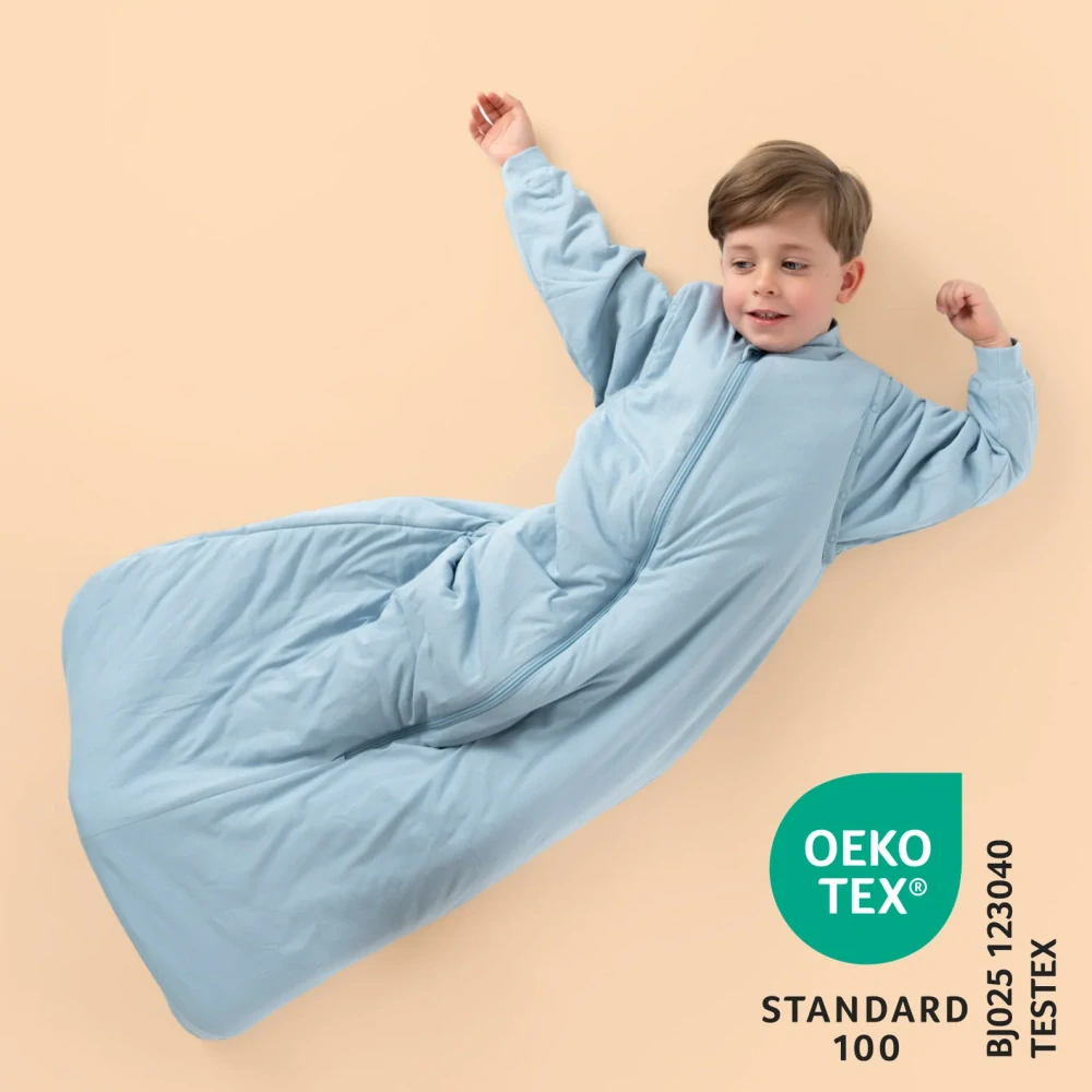 Ledovcový ZIMNÍ dětský spací pytel S ODEPÍNACÍMI RUKÁVY 3-6let, 130cm | Slumbersac