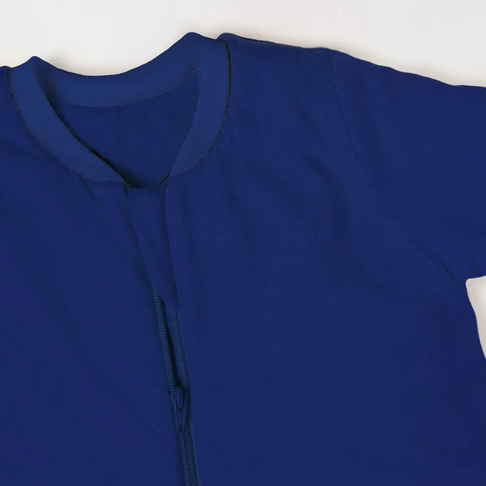 Tmavě modrý ZIMNÍ spací pytel s nohavičkami a s rukávy 70cm