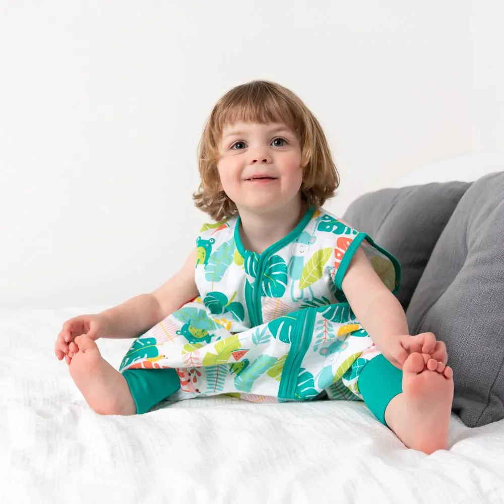 Tropy MUŠELÍNOVÝ 0.5Tog EXTRA TENKÝ LETNÍ spací pytel s nohavičkami 90cm