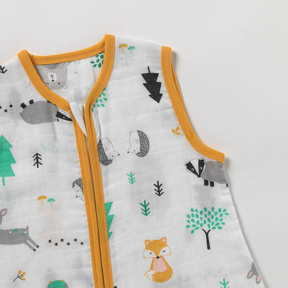 Zelený MUŠELÍNOVÝ 0.5Tog EXTRA TENKÝ LETNÍ spací pytel s nohavičkami 80cm