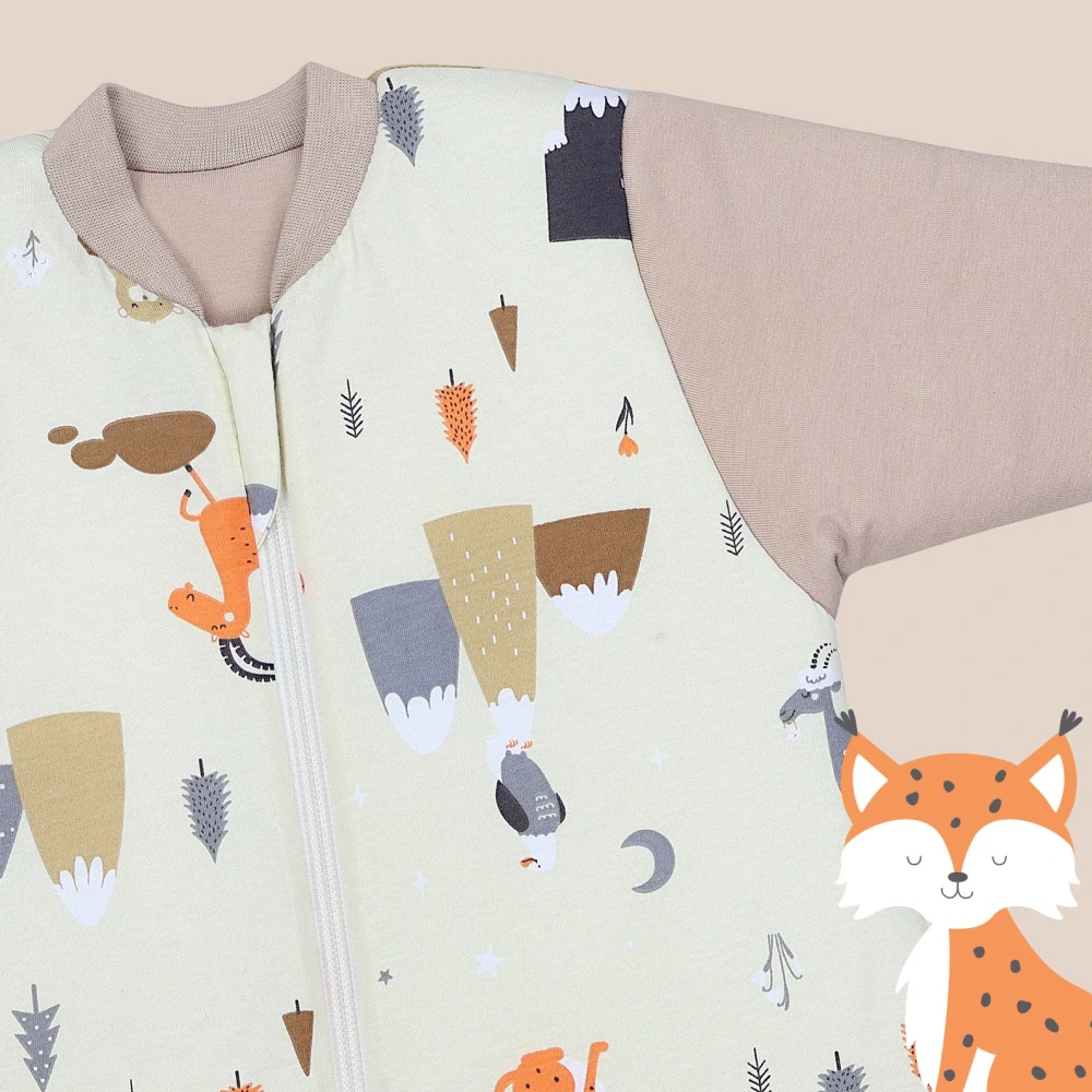 Hory ZIMNÍ dětský spací pytel S RUKÁVY, 6-18měsíců, 90cm