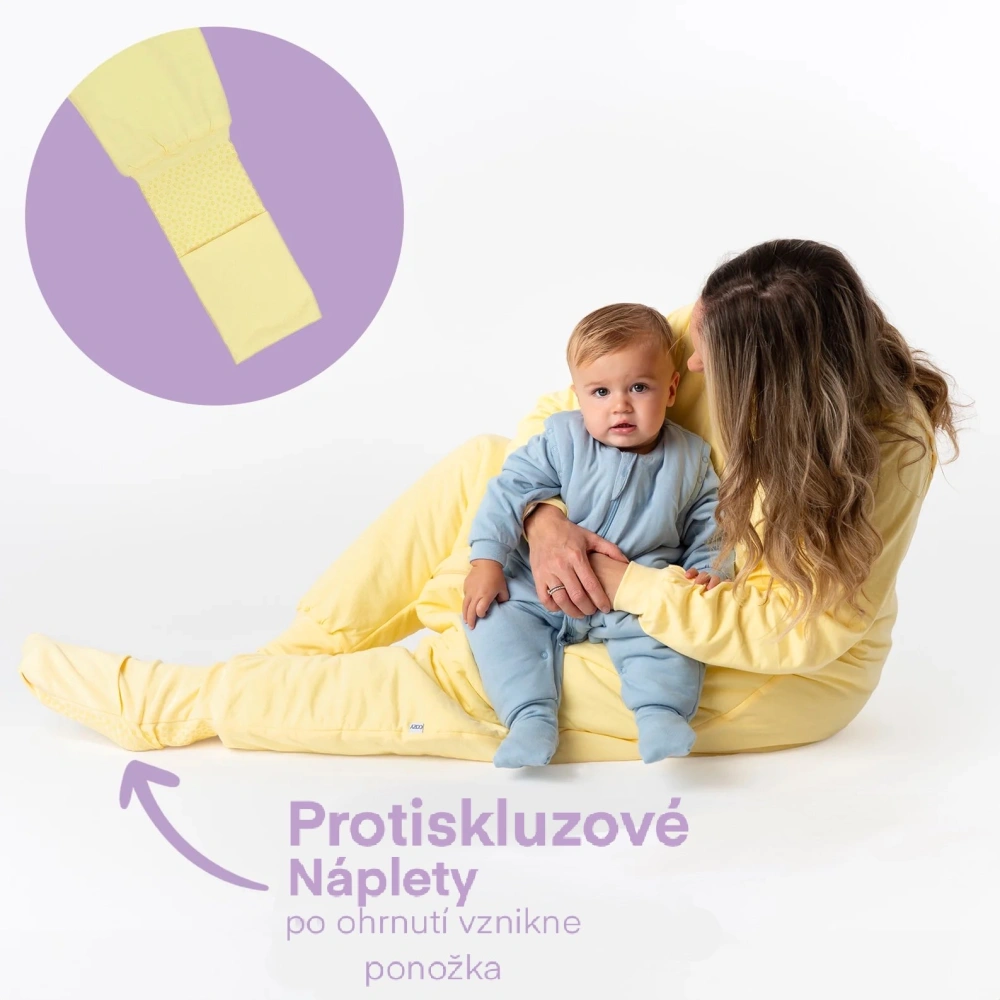 Popcorn ZIMNÍ spací pytel s KAPSAMI, nohavičkami a odepínacími rukávy, vel.M  | Slumbersac