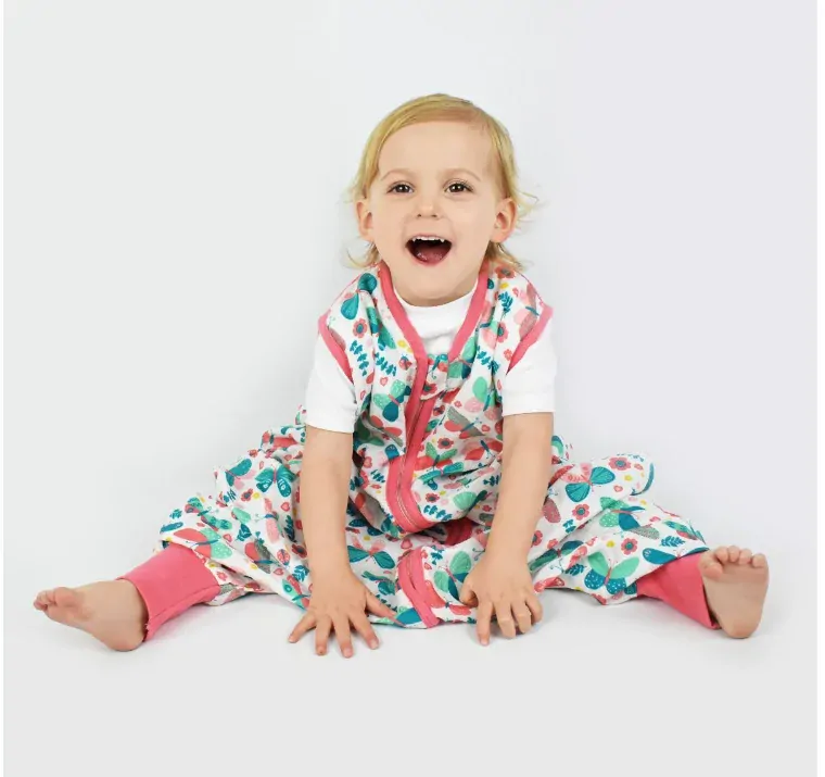 Zahrada MUŠELÍNOVÝ 0.5Tog EXTRA TENKÝ LETNÍ spací pytel s nohavičkami 120cm