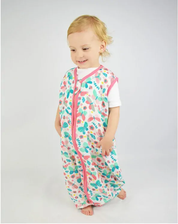 Zahrada MUŠELÍNOVÝ 0.5Tog EXTRA TENKÝ LETNÍ spací pytel s nohavičkami 120cm