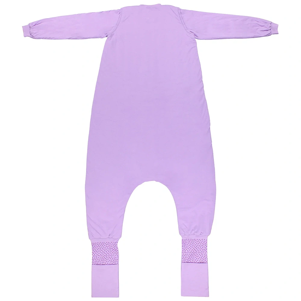 Levandule CELOROČNÍ spací pytel s KAPSAMI, nohavičkami a odepínacími rukvávy, vel.M 